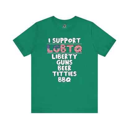 I Support LGBTQ T-Shirt The Devil's Pickle