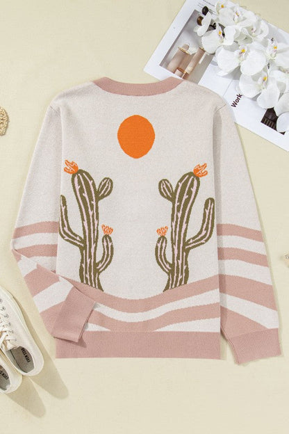 Plus Size Western Cactus Button-front Cardigan Shop Style & More | Fresh Looks, Everyday Deals & Free Shipping