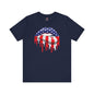 American Flag Lips T-Shirt The Devil's Pickle