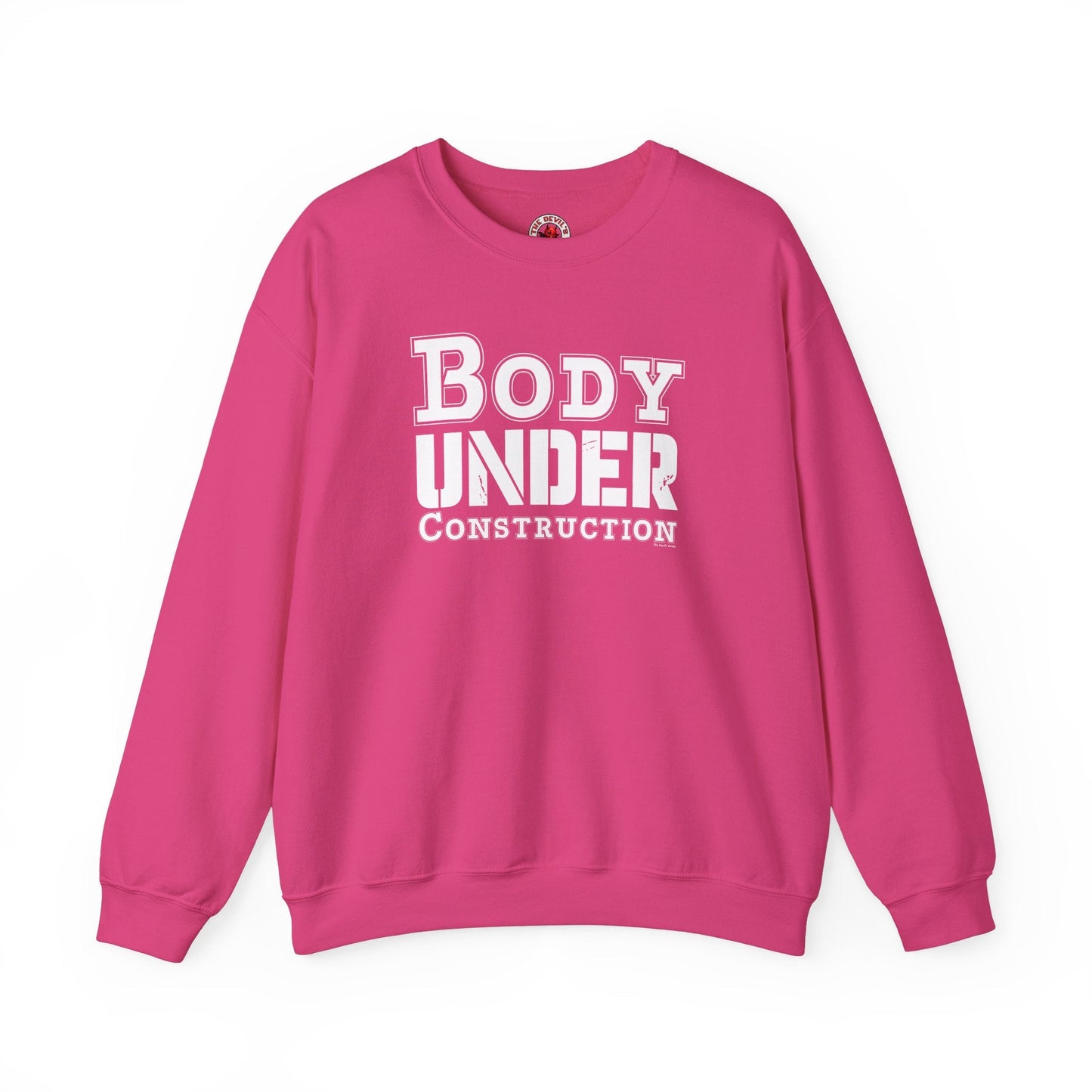 Body Under Construction Crewneck Sweatshirt The Devil's Pickle