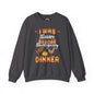 I Was Thinner Before Thanksgiving Dinner Crewneck Sweatshirt The Devil's Pickle