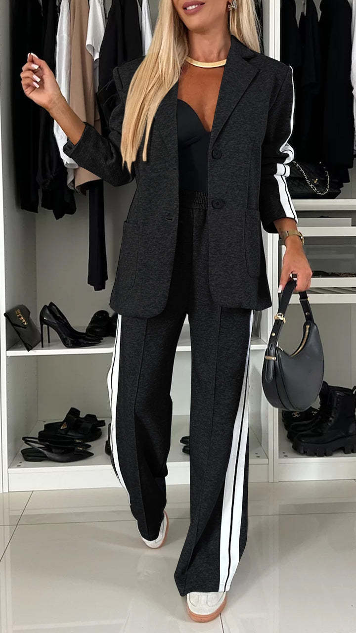 Women’s Elegant Solid Color Suit Set FitiqueFit