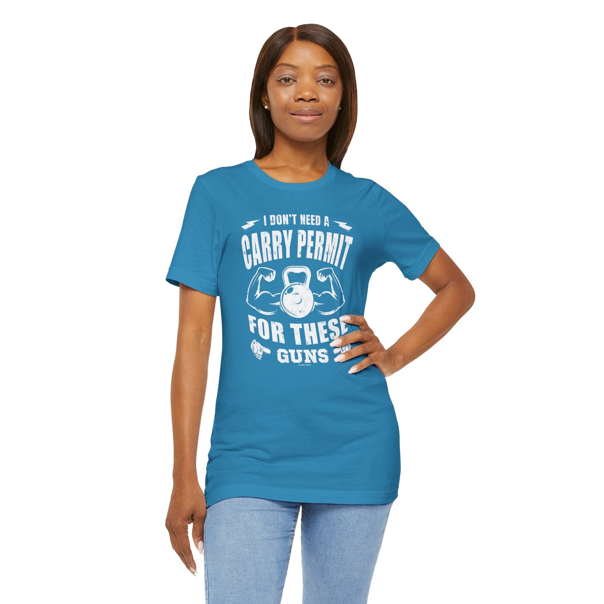 I Don't Need A Carry Permit For These Guns T-Shirt The Devil's Pickle