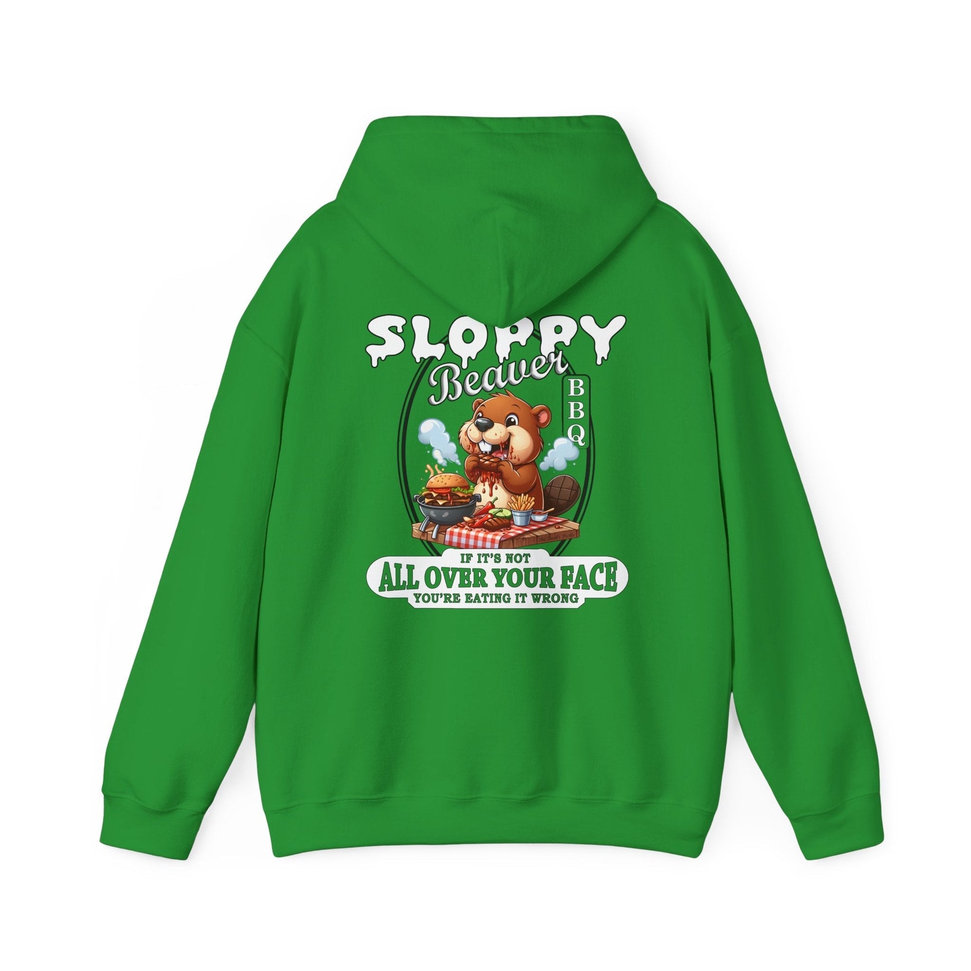 Sloppy Beaver BBQ Back Hooded Sweatshirt The Devil's Pickle