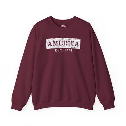 America Est. 1776 Crewneck Sweatshirt The Devil's Pickle