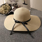 La Dolce Vita Straw Hat - Stylish Italian Summer Sun Hat with Ribbon Tie Country in My Heart