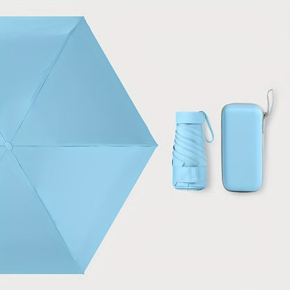 six-rib capsule umbrella, pocket umbrella NovaCart