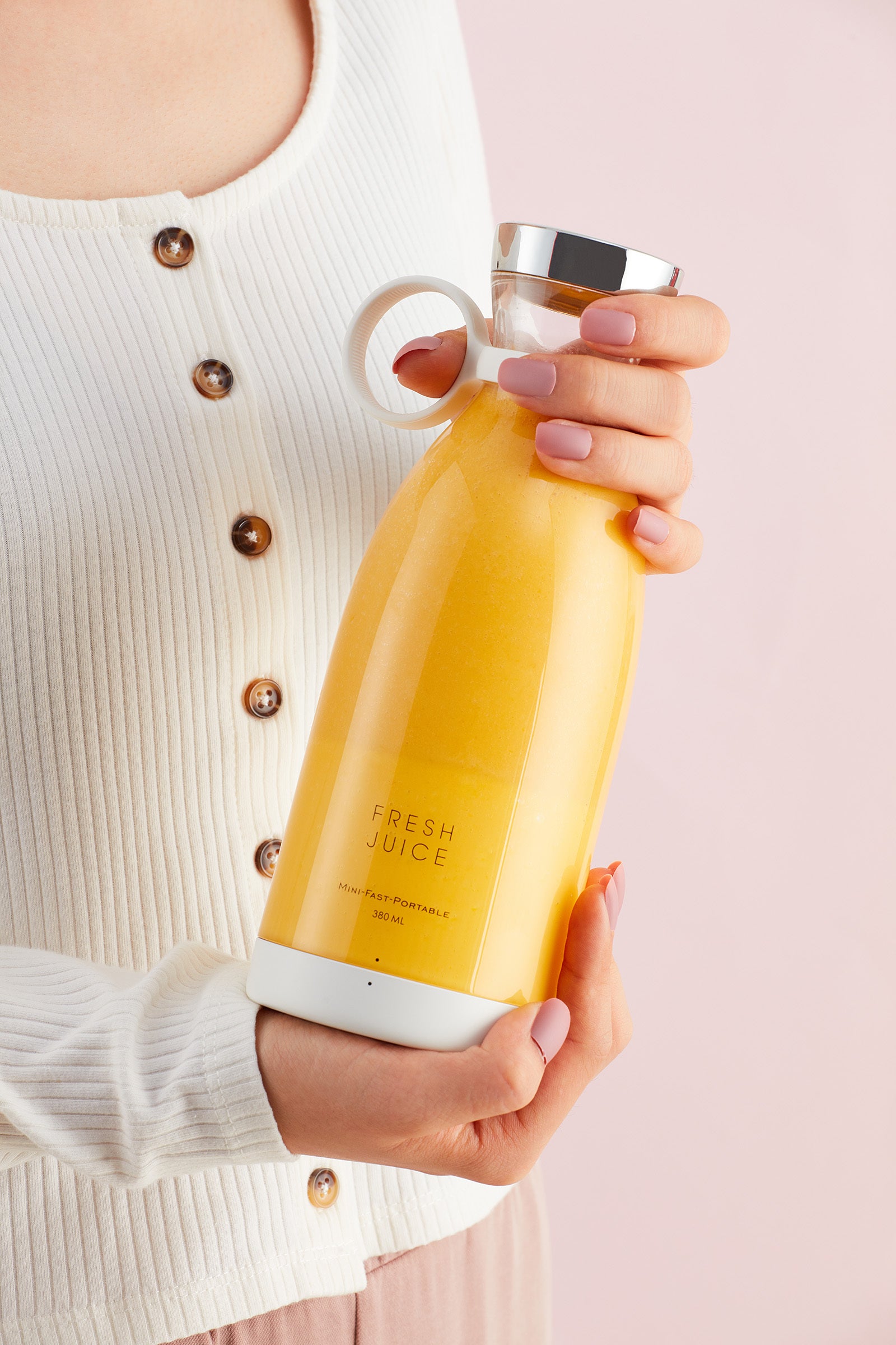 [Portable Fruit Blender] Wireless Mini Fruit Blender Juicer - 350ML Portable Electric, Perfect for On-the-Go! NovaCart