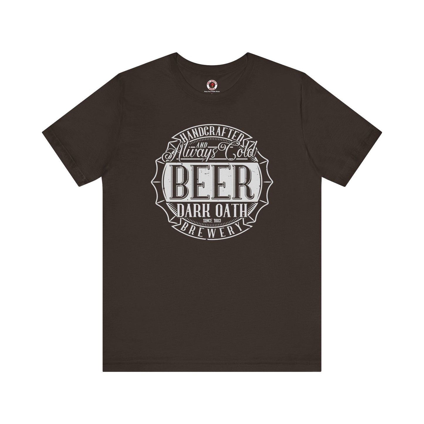 Handcrafted and Always Cold Beer T-Shirt The Devil's Pickle