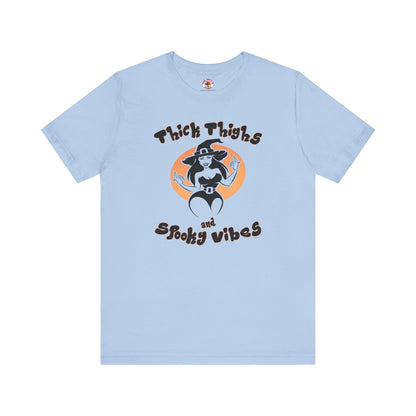 Thick Thighs and Spooky Vibes T-Shirt The Devil's Pickle