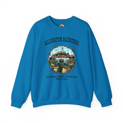 Alligator Alcatraz Crewneck Sweatshirt The Devil's Pickle