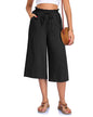 Women’s Elastic Cropped Wide-Leg Pants FitiqueFit