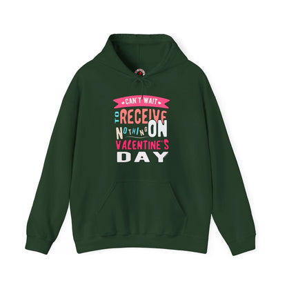 Can't Wait To Receive Nothing On Valentines Day Hooded Sweatshirt The Devil's Pickle