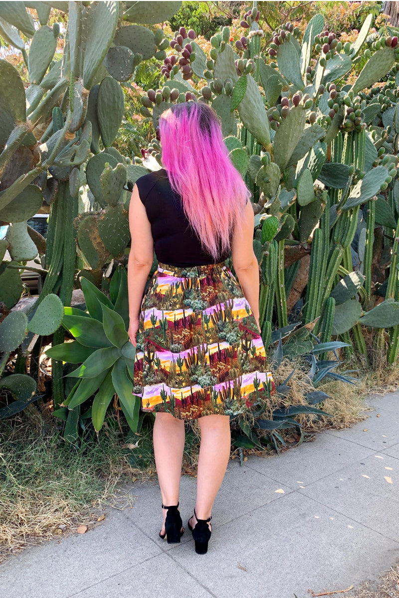 Desert Dreams A-line Skirt Retrolicious