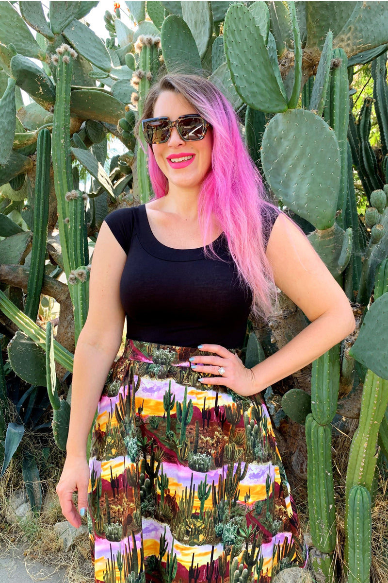 Desert Dreams A-line Skirt Retrolicious