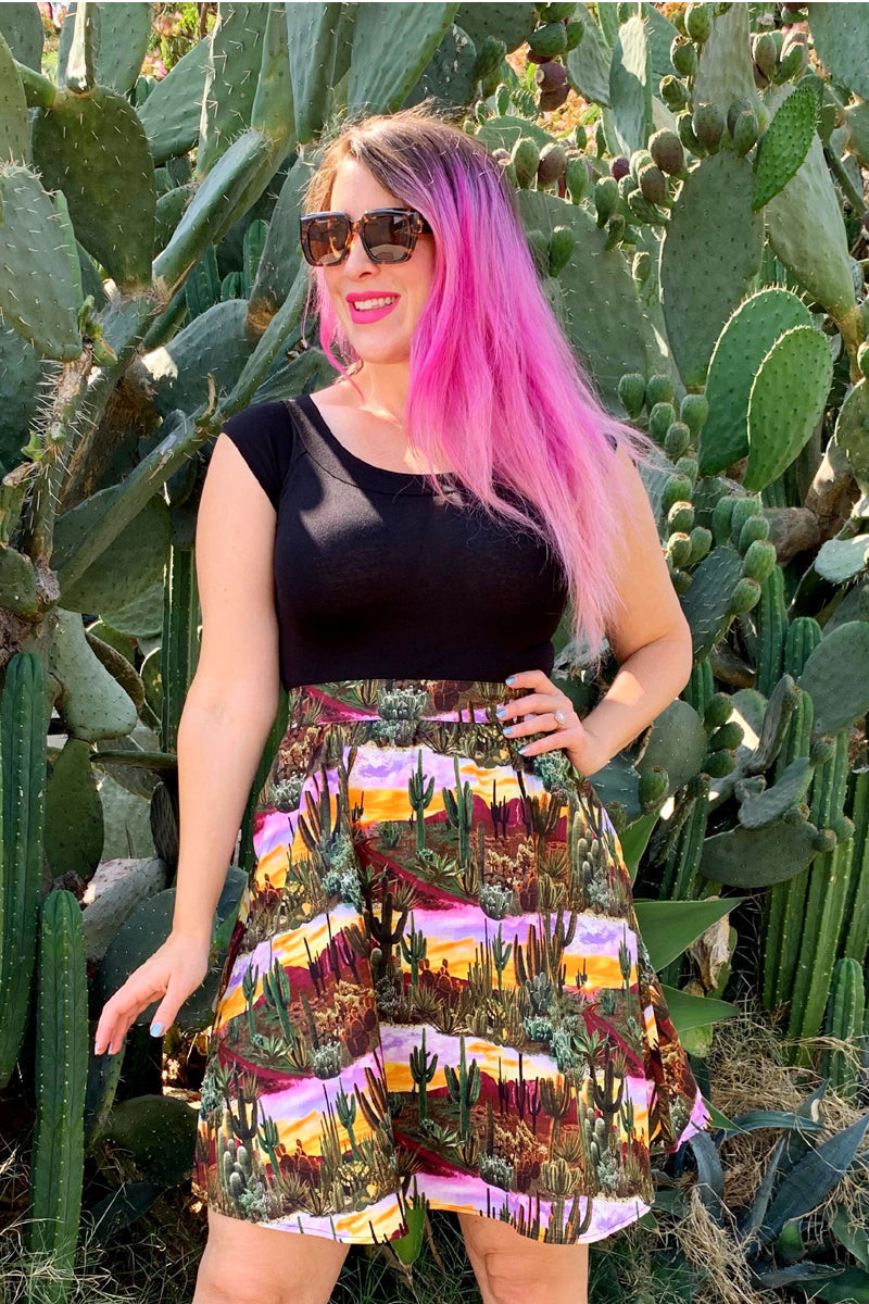 Desert Dreams A-line Skirt Retrolicious