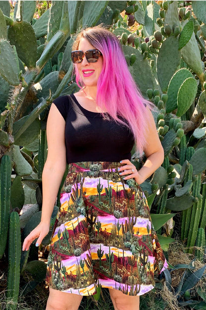 Desert Dreams A-line Skirt Retrolicious