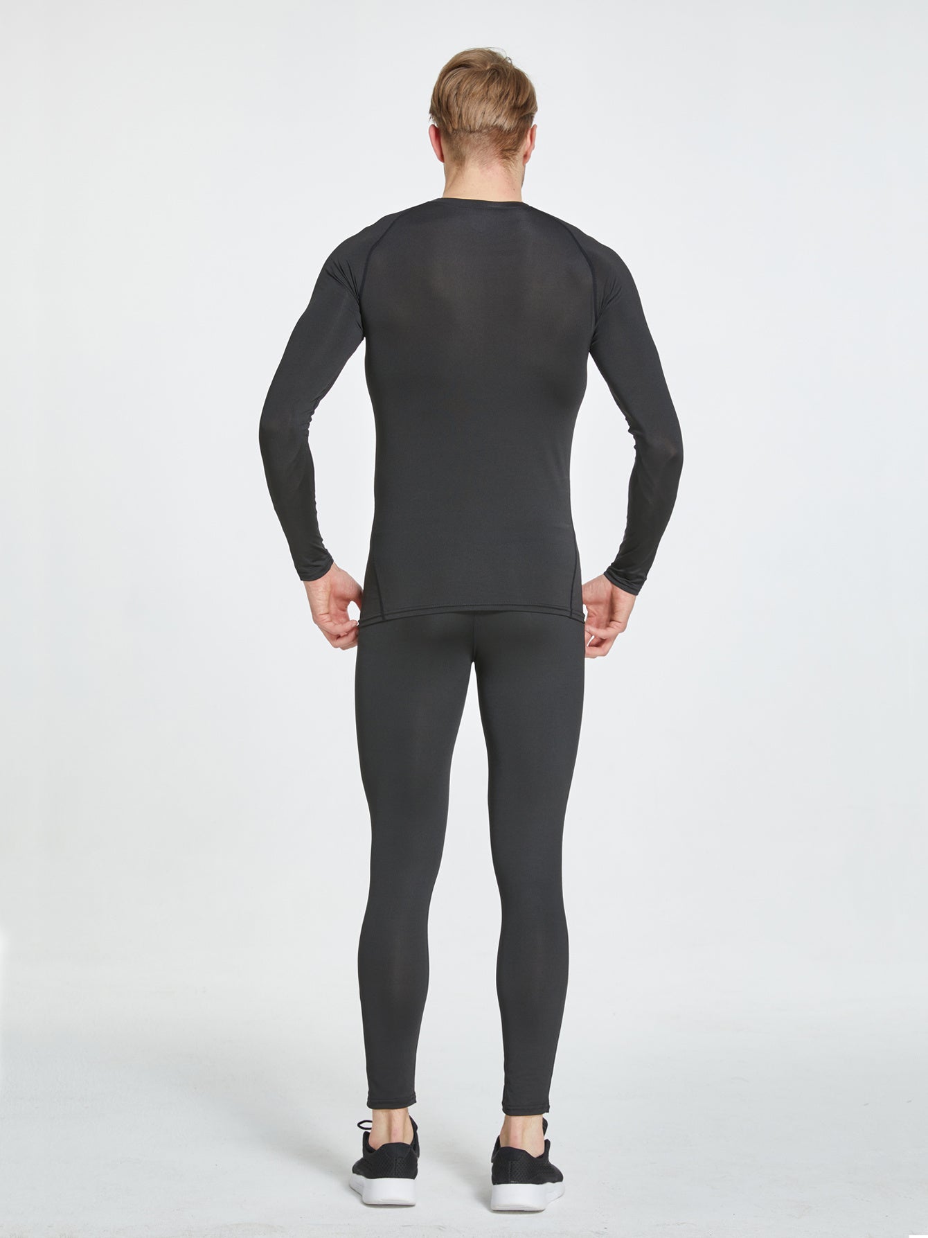 Men'S Quick-Dry Sportswear for Autumn And Winter, Suitable for Basketball, Morning Runs, And High-Elasticity Yoga Training NovaCart