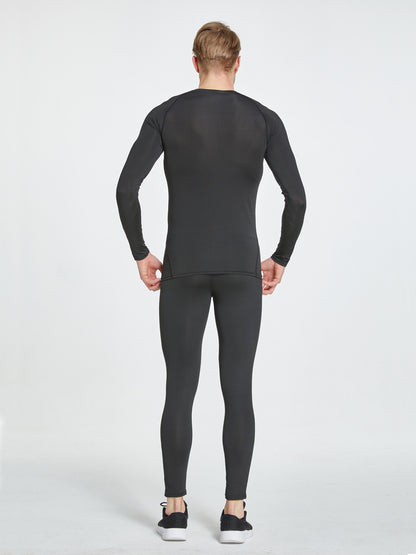 Men'S Quick-Dry Sportswear for Autumn And Winter, Suitable for Basketball, Morning Runs, And High-Elasticity Yoga Training NovaCart