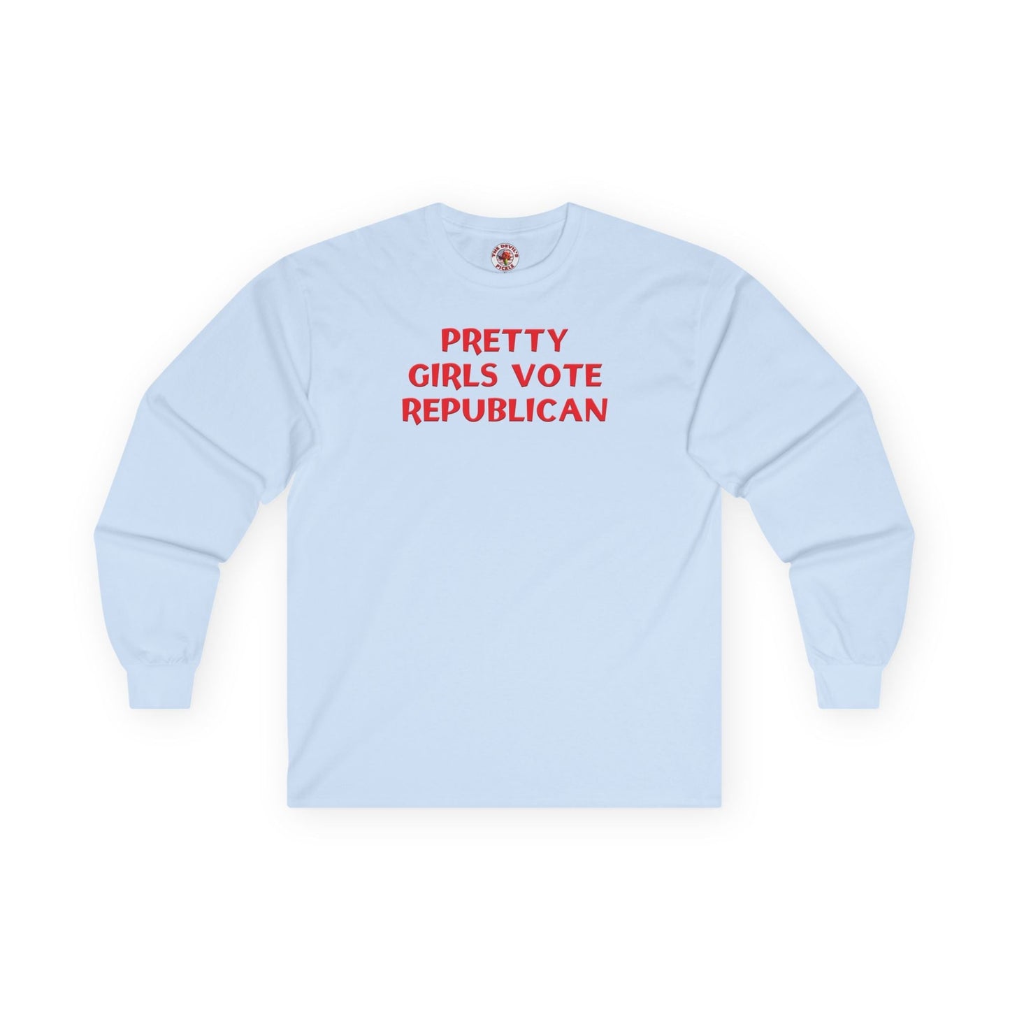 Pretty Girls Vote Republican Long Sleeve Tee The Devil's Pickle