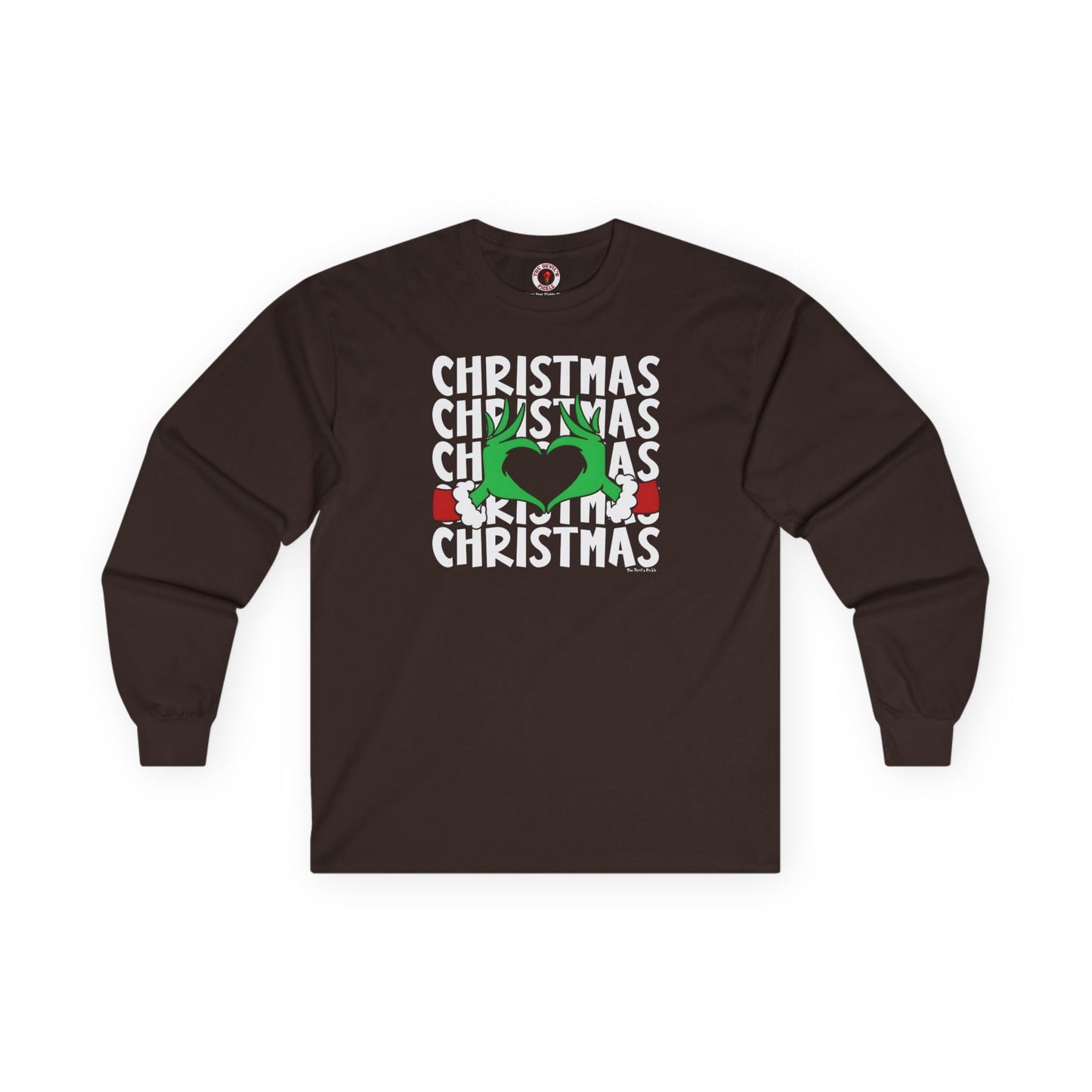 Christmas Heart Long Sleeve Tee The Devil's Pickle