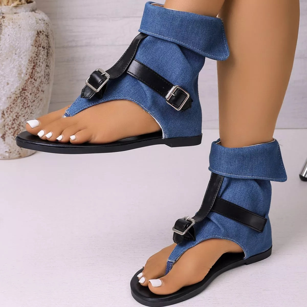 Toe Post Buckle Sandals New Era Fashion LLc