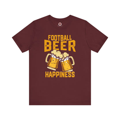 Football Beer and Happiness T-Shirt The Devil's Pickle