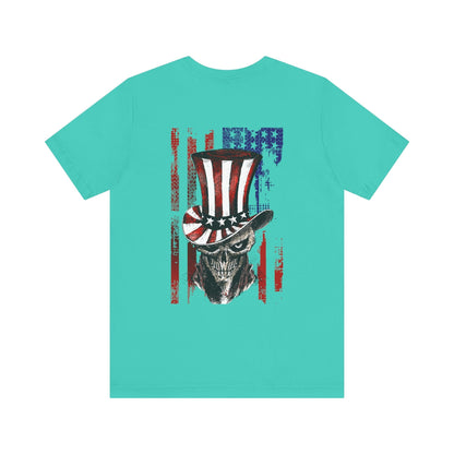Patriotic Skull T-Shirt The Devil's Pickle