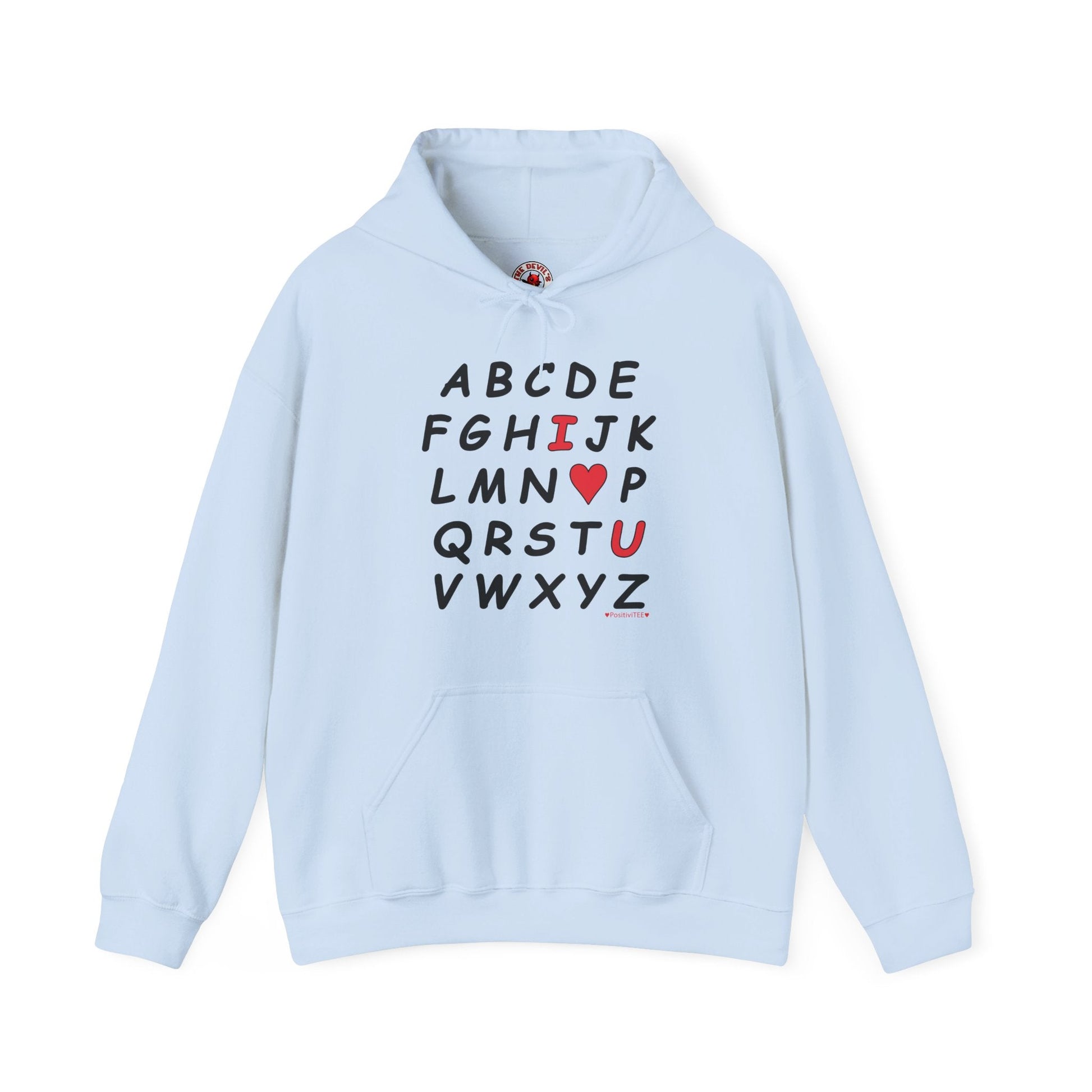 ABC I Love You Hooded Sweatshirt The Devil's Pickle