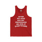 After My Dog Ate My Pronouns Tank Top The Devil's Pickle