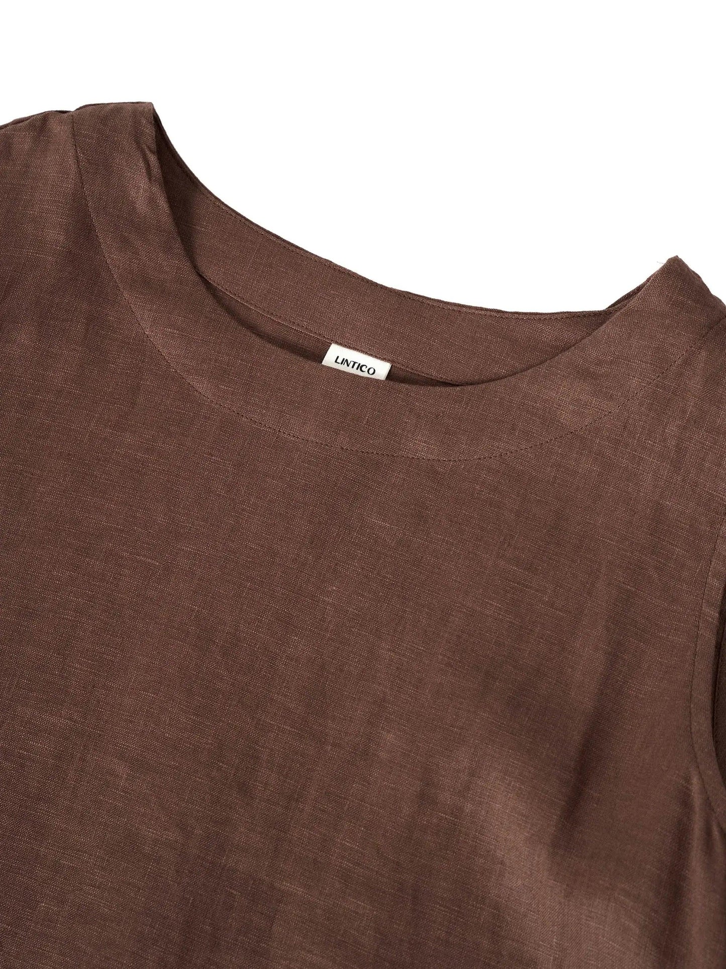 100% Linen Sleeveless Dress SIENNA LINTICO
