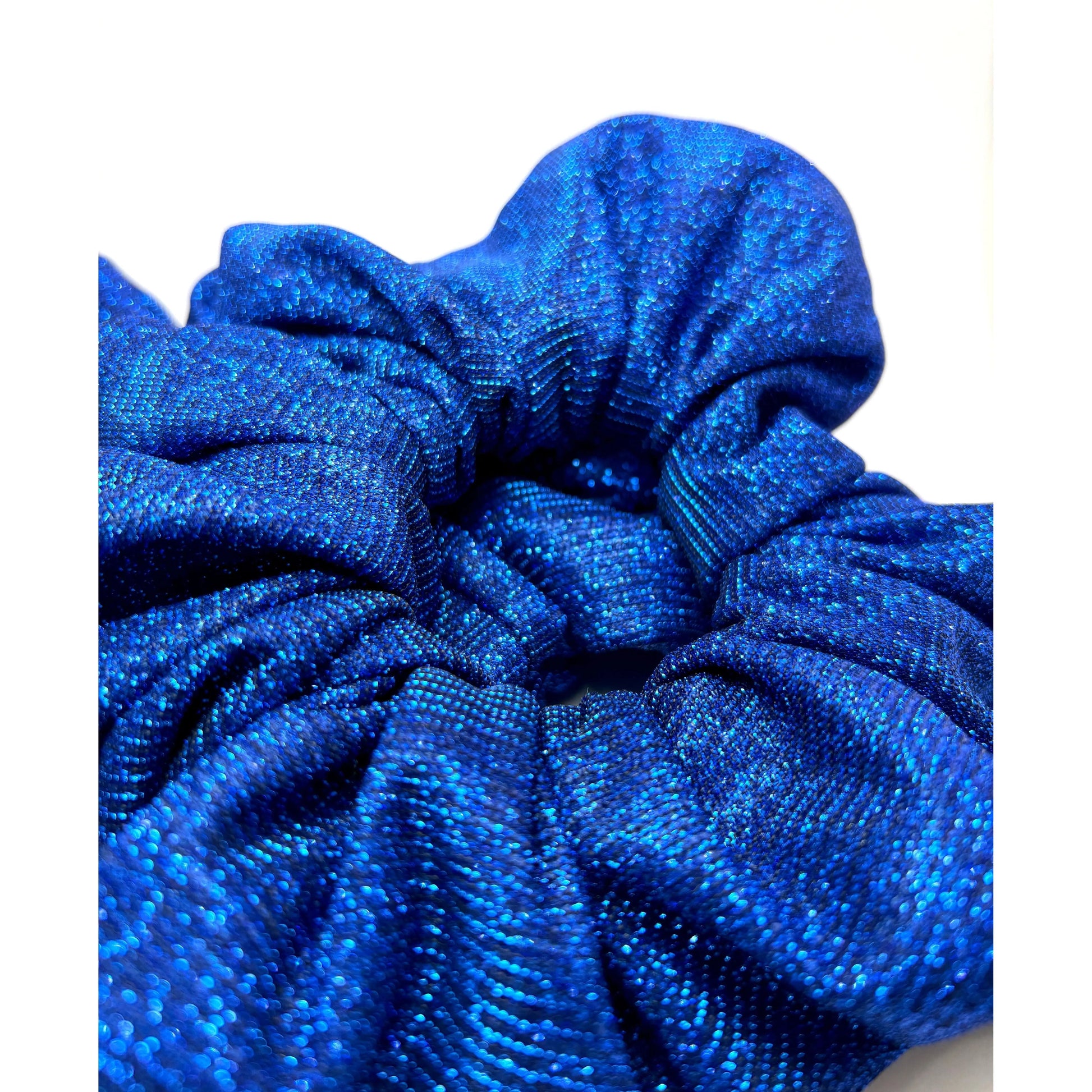 Royal Blue Sparkle Scrunchie Enchanted Scrunch