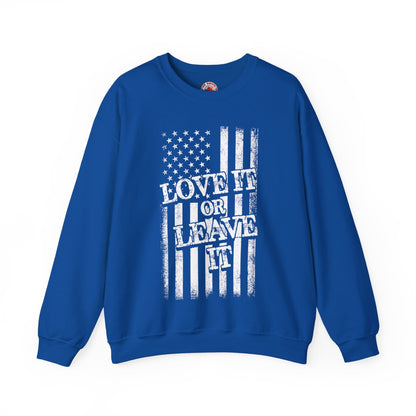 Love It Or Leave It Crewneck Sweatshirt The Devil's Pickle