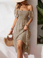 Plus Size Backless Midi Dress – Elegant Pleated Summer Party Dress FitiqueFit