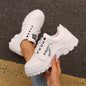 Women’s Lace‑Up Side‑Zipper Sports Sneakers FitiqueFit