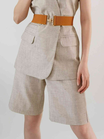 StylishFit Elastic Wide Belt – Adjustable Comfort and Chic Design See size chart under “more details” The Fashion Celestial