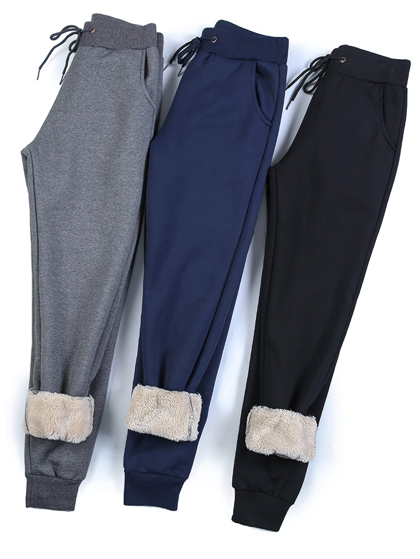 🖤 Women’s Fleece Sweatpants Jogger — Boyfriend Style FitiqueFit