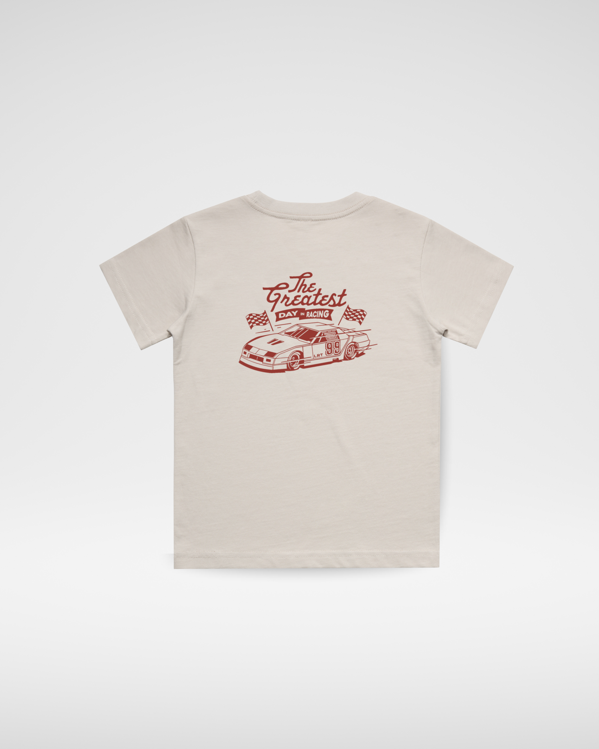 GREATEST DAY IN RACING TEE - CREAM LITTLE RAD THINGS