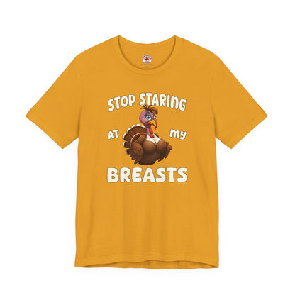 Stop Staring At My Breasts T-Shirt The Devil's Pickle