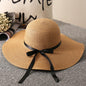 La Dolce Vita Straw Hat - Stylish Italian Summer Sun Hat with Ribbon Tie Country in My Heart