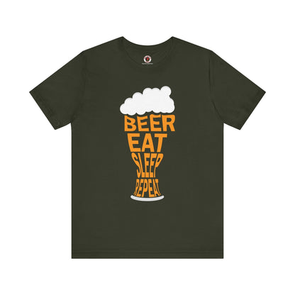 Beer Eat Sleep Repeat T-Shirt The Devil's Pickle