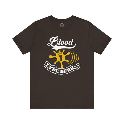 Blood Type Beer T-Shirt The Devil's Pickle