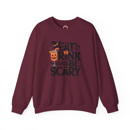 Eat Drink and Be Scary Crewneck Sweatshirt The Devil's Pickle