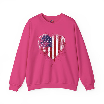 American Heart Crewneck Sweatshirt The Devil's Pickle