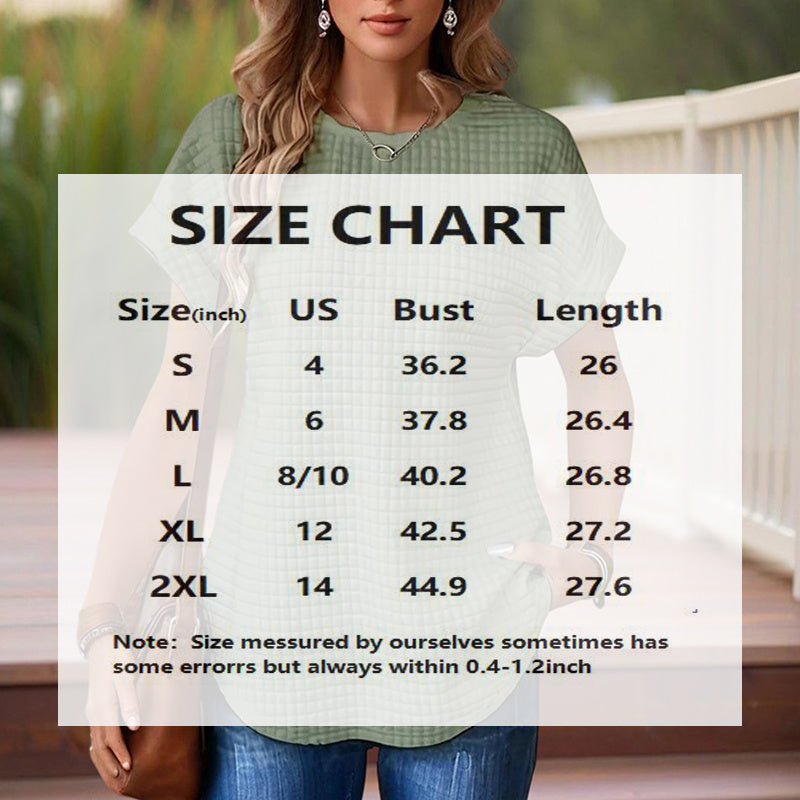 Women’s Textured Cuff Short‑Sleeve Tee FitiqueFit