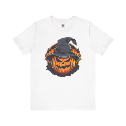 Scary Witch Pumpkin Halloween T-Shirt The Devil's Pickle