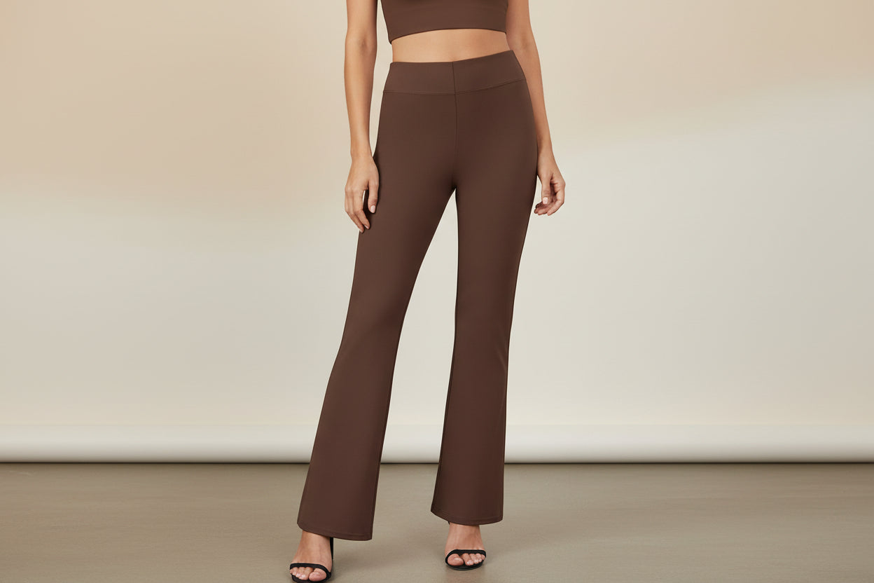 Business-Casual High-Waisted Stretch Trousers for Women FitiqueFit