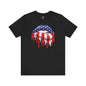 American Flag Lips T-Shirt The Devil's Pickle