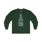 Beer Bottle of Words Long Sleeve Tee The Devil's Pickle
