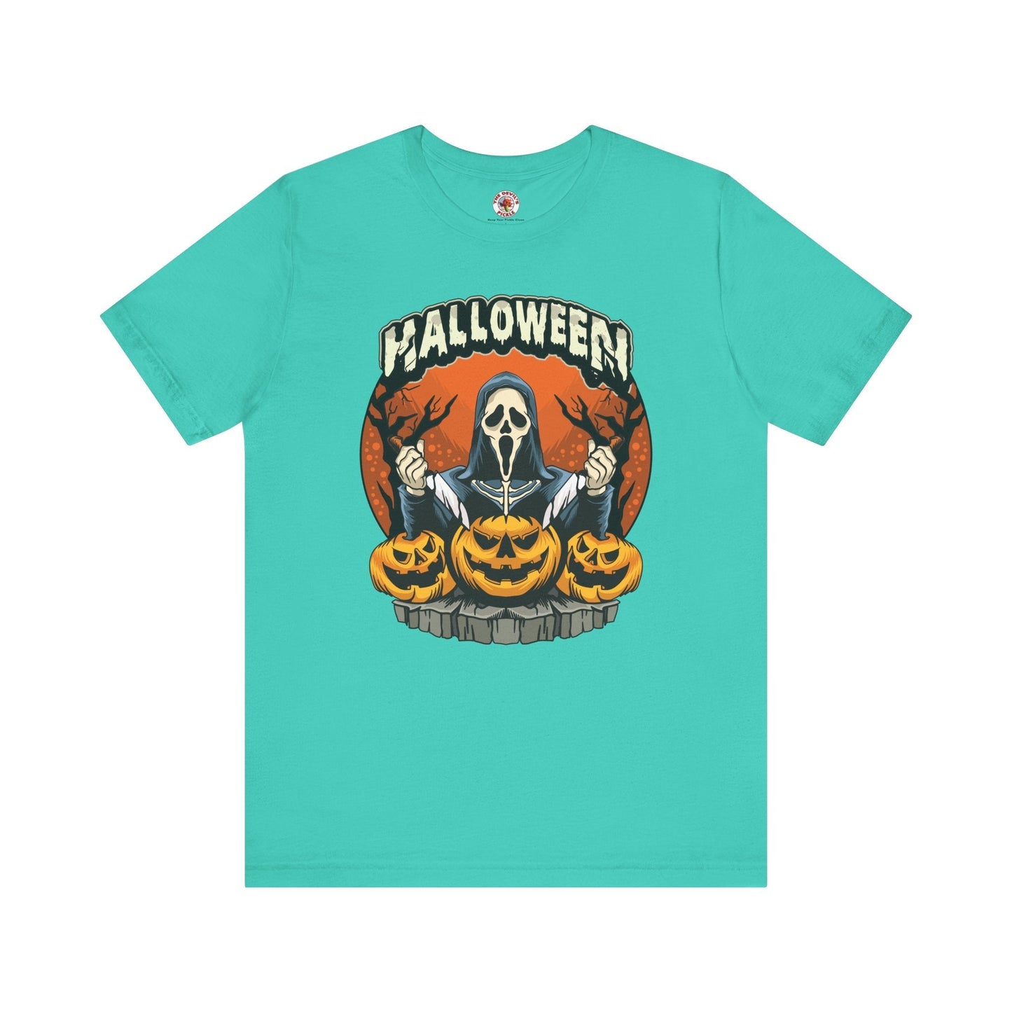 Screamer Killer Ghost Halloween T-Shirt The Devil's Pickle